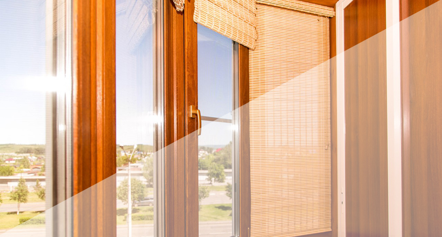 Ламинированные окна